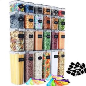 Kitchen food container set organizer and storage container with lid refrigerant noodle box can sealed can 5 kitchen items 240816
