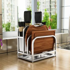 style: B - Chopping Board Rack For Knives And Knife Holders Integrated Storage Rack