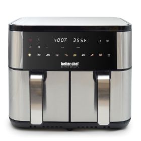Better Chef 9 Quart Dual Basket Digital Display Air Fryer