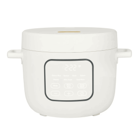 14-Cup Electric Rice and Grain Cooker, Ceramic Nonstick Coating, White Icing by Drew Barrymore