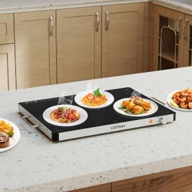 Electric Warming Food Warmer with Adjustable Temperature Control and Overheat Protection