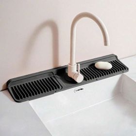 1pc Silicone Stove Top Covers Heat Resistant, Non Slip, Easy Clean For Electric Stove, Glass Top Stove Kitchen Accessories Perfect Gift For Housewarmi (Option: 23 x 5.5-NY black)